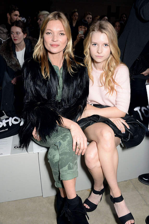 Kate Moss With Her Sister Lottie