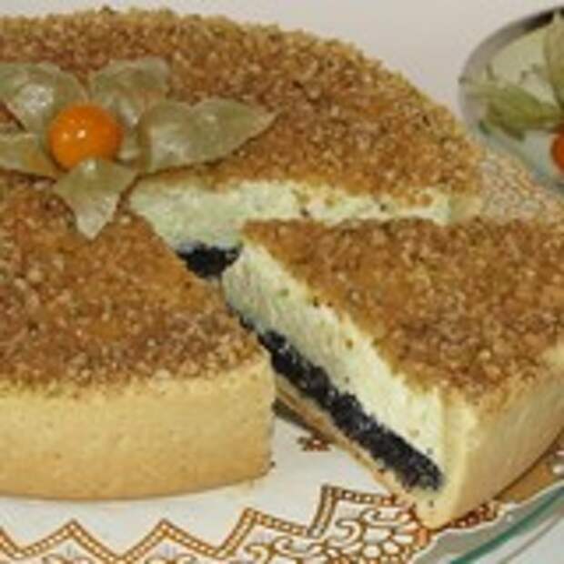 Творожно – маковый пирог