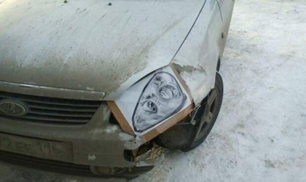 Чересчур творческий подход к починке автомобиля Чересчур творческий подход к починке автомобиля