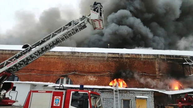Потушен крупный пожар в центре Москвы
