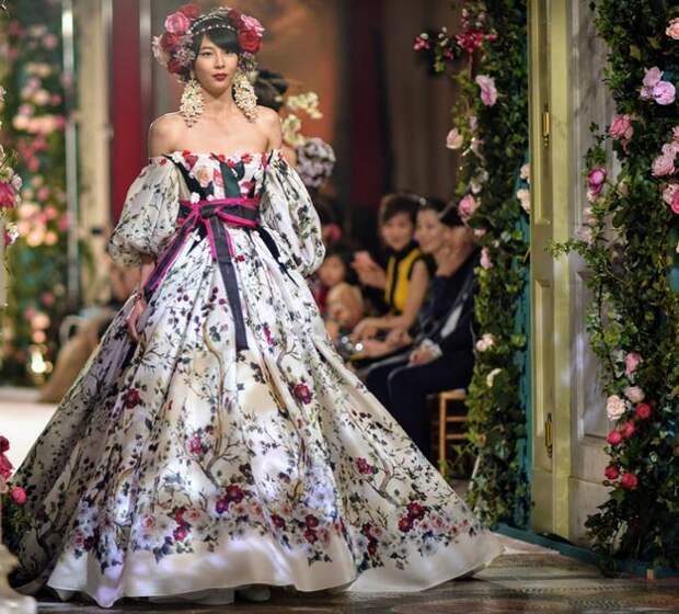 Кутюрный показ Dolce & Gabbana: Привет из Японии