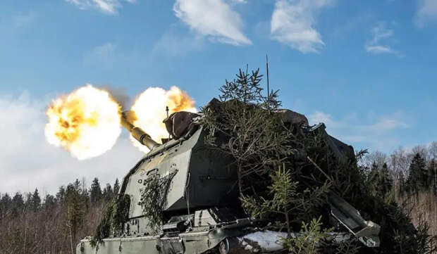 Опубликованы кадры уничтожения «Краснополями» склада боеприпасов и укреплённого пункта ВСУ