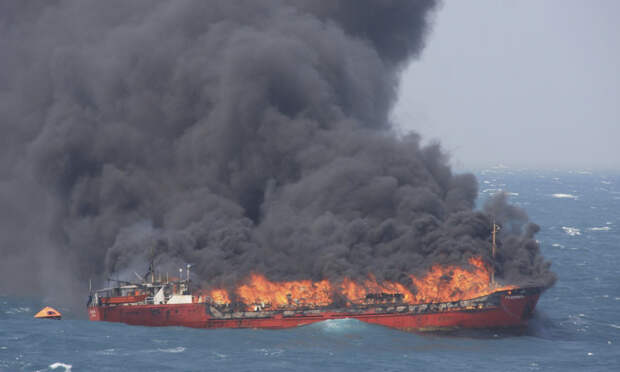 Срочно! Пожар на корабле «Донбасс» ВМС Украины