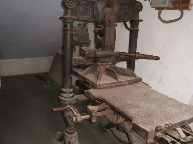 Первый печатный станок. \ Фото: flickr.com.