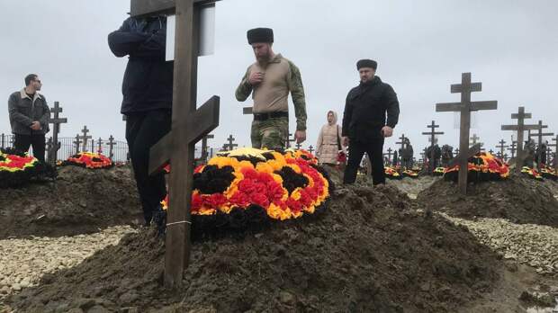 Горячий ключ фото кладбища В Горячем Ключе хоронят погибших в зоне спецоперации Героев ЧВК "Вагнер" - Обсуж