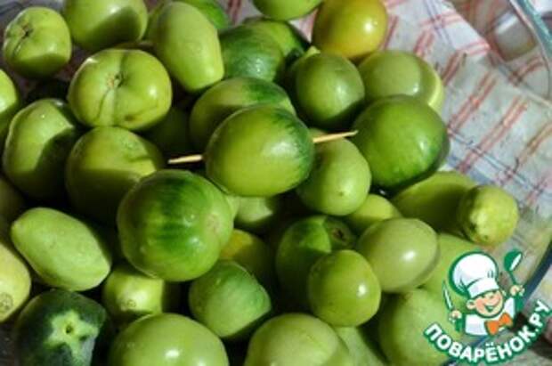 Маринованные зелёные помидоры Русские оливки ингредиенты