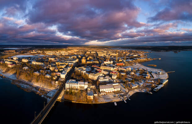 Сортавала с высоты