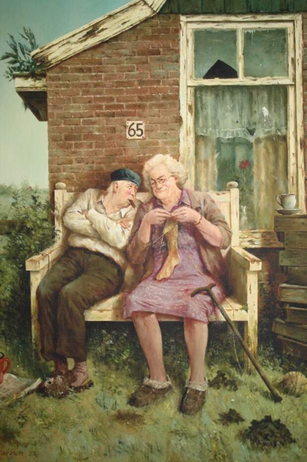 До самой старости. Автор: Marius van Dokkum.