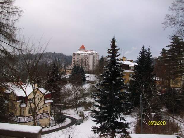 Зимой в Карловых Варах