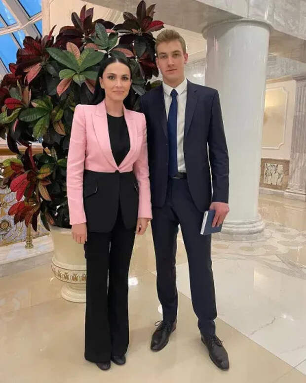 Наиля Аскер-Заде и Николай Лукашенко