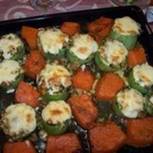 Кабачки фаршированные.