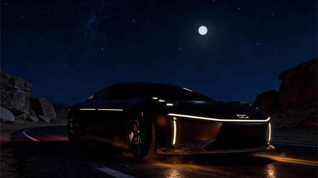 Разработан суперкар для ночной езды
