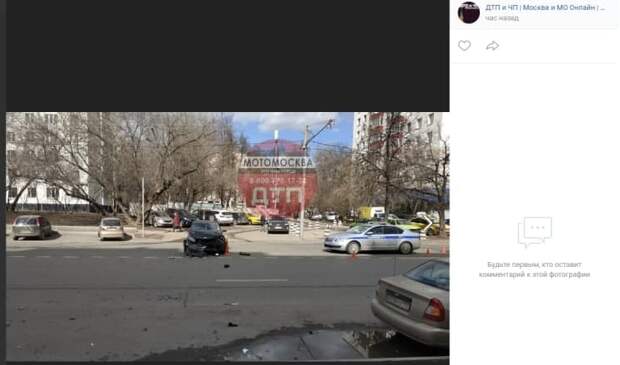Мотоциклист пострадал в аварии на проспекте Маршала Жукова