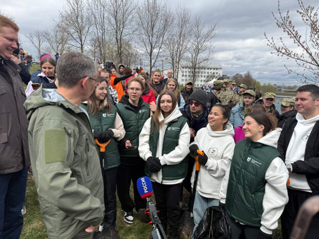 Тульский губернатор Миляев принял участие во всероссийском субботнике
