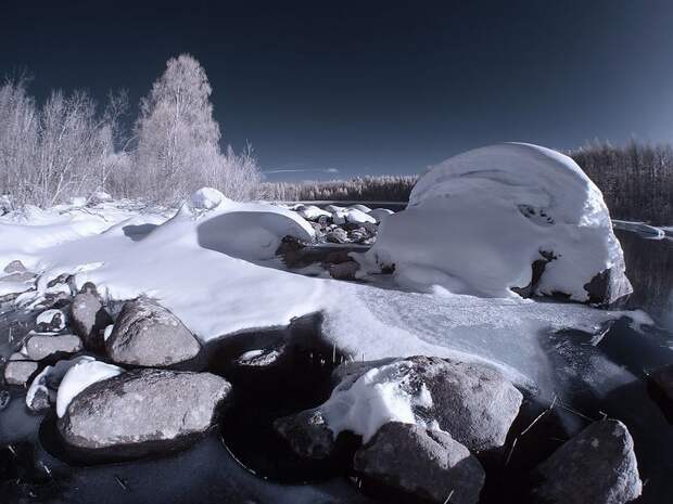 Зимние пейзажи Максима Евдокимова зимние пейзажи, россия