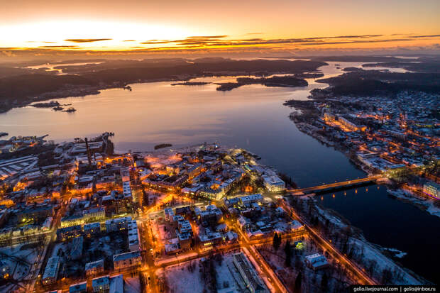 Сортавала с высоты