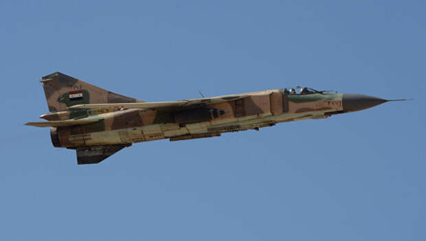 Самолет МиГ-23 ВВС Сирии. Архивное фото