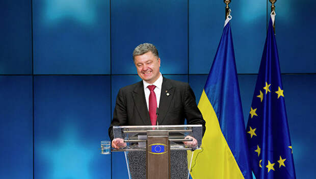 Президент Украины Петр Порошенко во время пресс-конференции в Брюсселе, Бельгия. Архивное фото