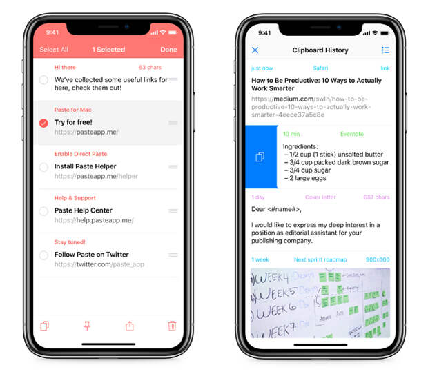 iphone clipboard managers - Paste Clipboard Manager