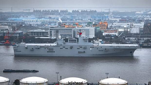 Второй вертолетоносец Type 075 после ходовых испытаний