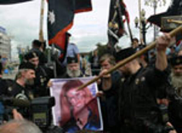 На Пушкинской площади в Москве прошло молитвенное стояние против анти-Мадонны