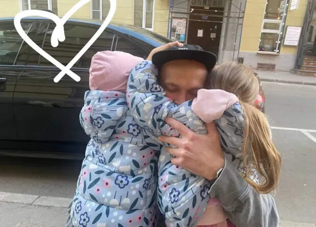 Юра Борисов с дочерьми