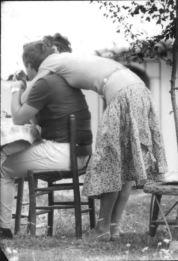 Одри с мужем, Андреа Дотти, 1970