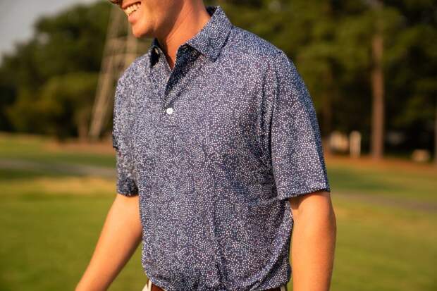 2putt Starry Night Men's Polo