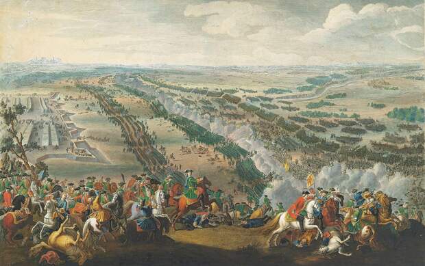 Картина Полтавская битва, Пьер-Дени Мартин, общественное достояние
