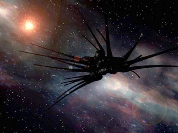 Вавилон-5. Корабль расы теней star trek, вавилон, звездные войны, звездные корабли. космос, интересное, сравнение, фото