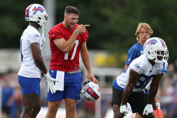 Shirtless Bills Rookie Linemen Get Josh Allen’s Approval With Electric Rendition Of Backstreet Boys Hit