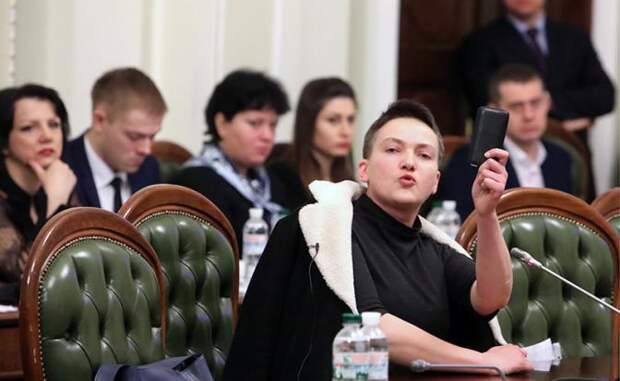 На фото: заседание комитета Верховной рады Украины по вопросу об аресте народного депутата Надежды Савченко
