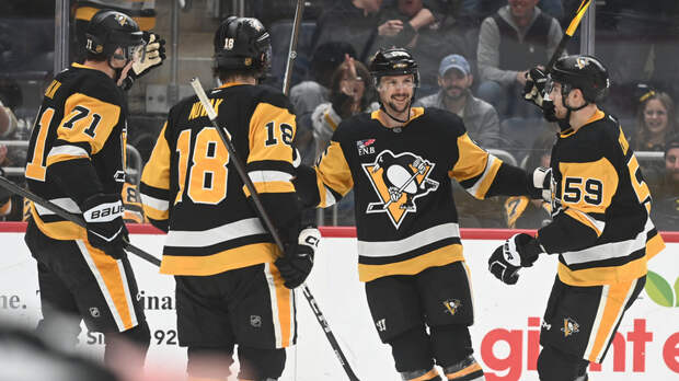 «Питтсбург» по буллитам победил «Виннипег», Чинахов забил с передачи Малкина