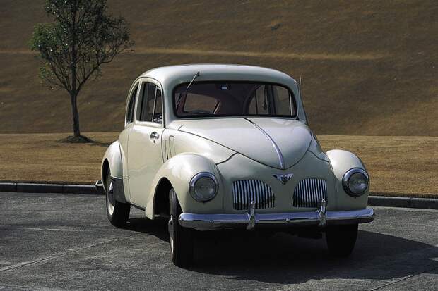 Первая послевоенная Toyota — двухдверный седан SA 1947 года. авто, история, тойота, факты