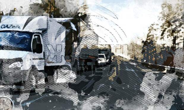 В Орле объездная Лужков встала в многокилометровой пробке