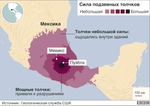 Зона сейсмической активности. \ Фото: ichef.bbci.co.uk.