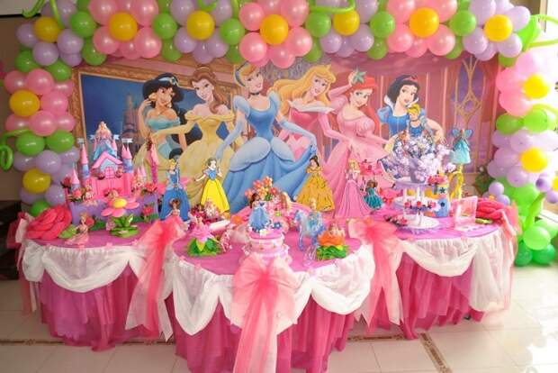День рождения в стиле «Диснеевские принцессы»