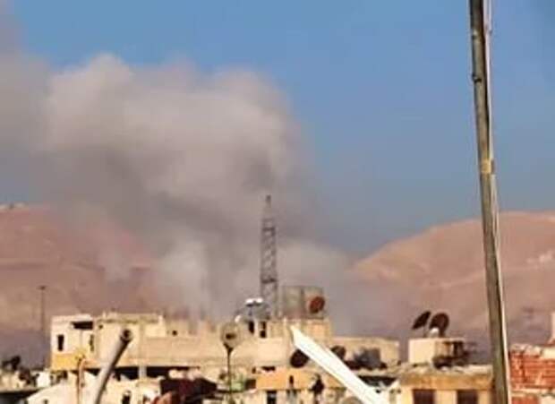 Возле военного аэродрома под Дамаском произошла серия взрывов