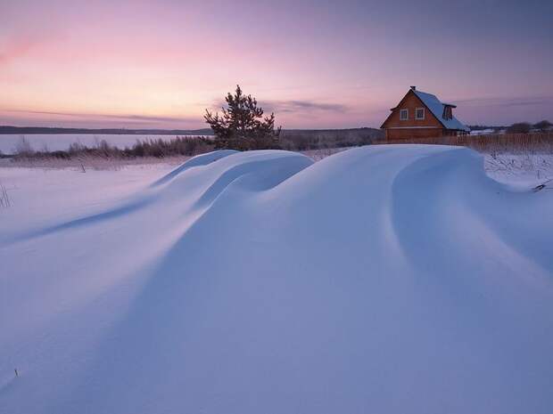 Зимние пейзажи Максима Евдокимова зимние пейзажи, россия