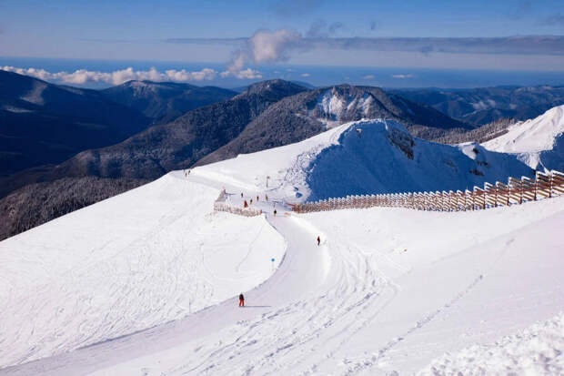 На «Розе Хутор» приостановили продажи ски-пассов из-за отсутствия снега