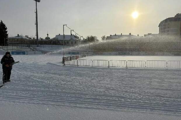 В Тамбове открывают каток на стадионе "Спартак"