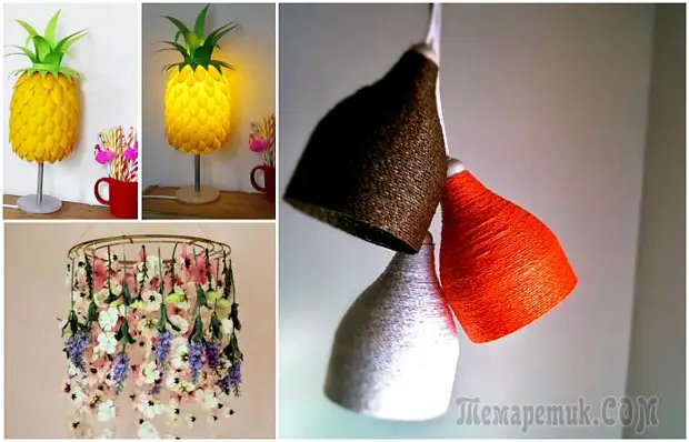 19 очаровательных идей создания и декора светильников