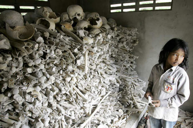 Геноцид в Камбодже. Фото с сайта www.sensusnovus.ru