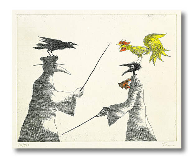 Вдохновленный воронами: талантливый иллюстратор Пол Флора