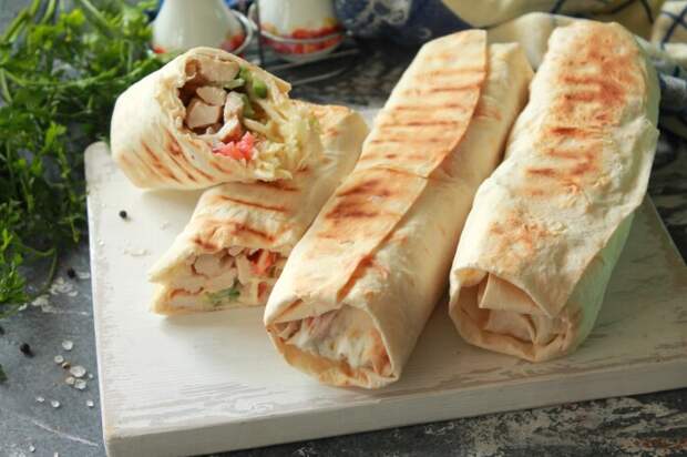 Лёгкая и вкусная шаурма. \ Фото: google.com.