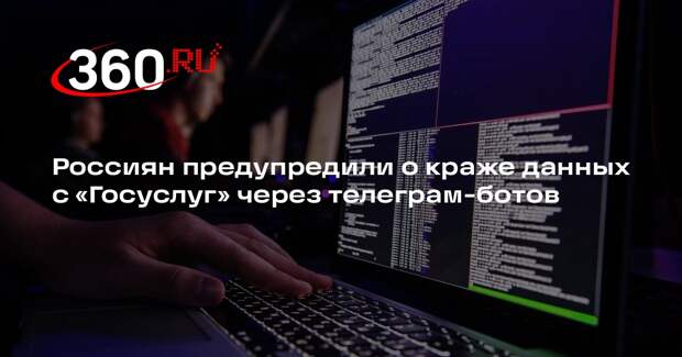 Россиян предупредили о краже данных с «Госуслуг» через телеграм-ботов