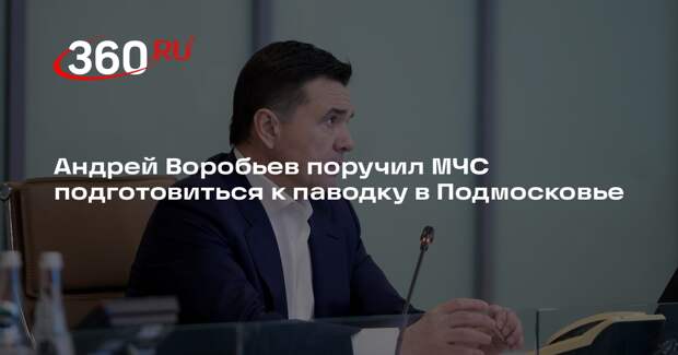 Андрей Воробьев поручил МЧС подготовиться к паводку в Подмосковье