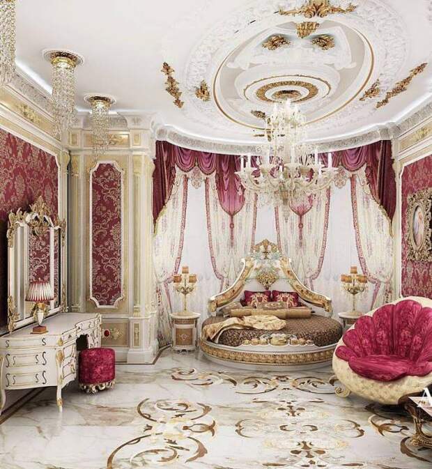 Бордовый цвет: сочетание с другими тонами в интерьере (75 фото)