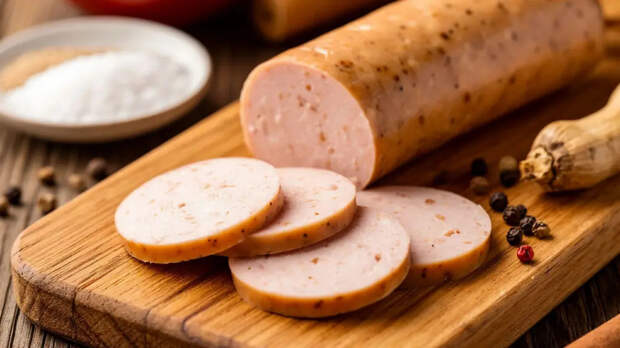 Нежная куриная колбаса в стакане: сочная и безумно вкусная