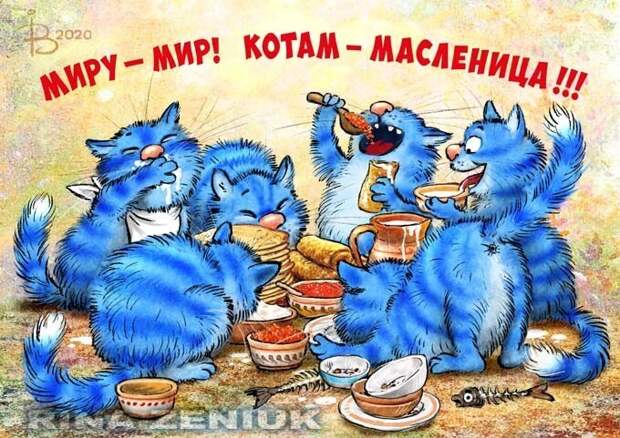 Коты минской художницы Ирины Зенюк. 2020 г